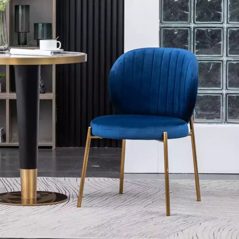 Roundhill Furniture Amoa Contemporary Dining Set, White Round Dining Table with 4 Chairs, 5-Piece