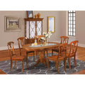 Portna Oval Dining Table With Leaf And Chairs Formal Style 18