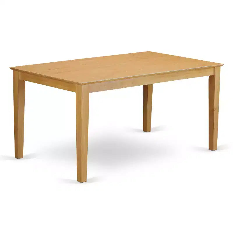 HomeStock Capri Dining Table Set With 6 Chairs Rectangular Style 36x60