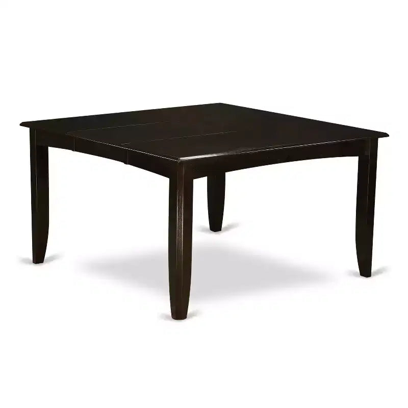 Parfait Dining Room Set Square Table With Kitchen Chairs Cappuccino Finish