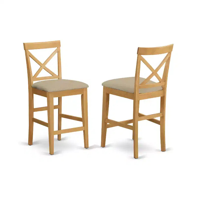 Asian Hardwood Counter Height Dining Set Pub Table And Chairs