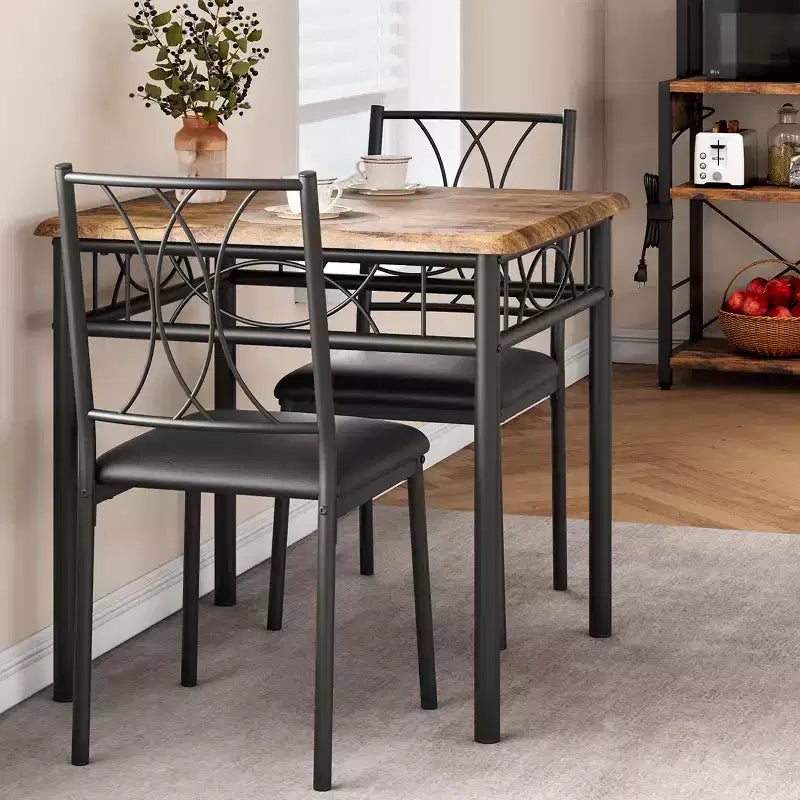 Garvee Dining Table Set, Dining Table Set: Small Rectangle Table & Chairs for Kitchens, Dining Room