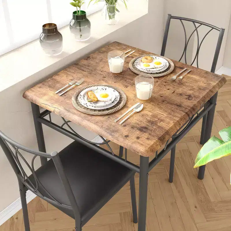 Garvee Dining Table Set, Dining Table Set: Small Rectangle Table & Chairs for Kitchens, Dining Room