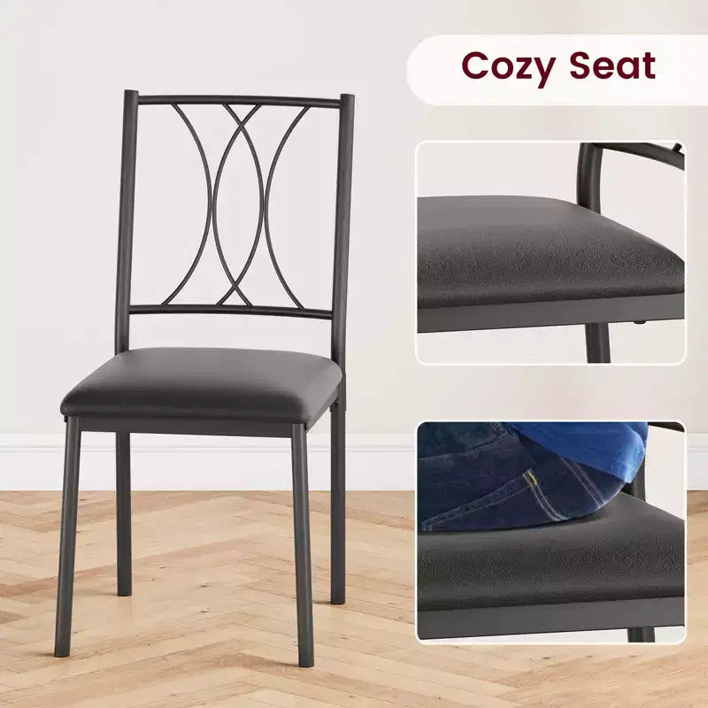 Garvee Dining Table Set, Dining Table Set: Small Rectangle Table & Chairs for Kitchens, Dining Room