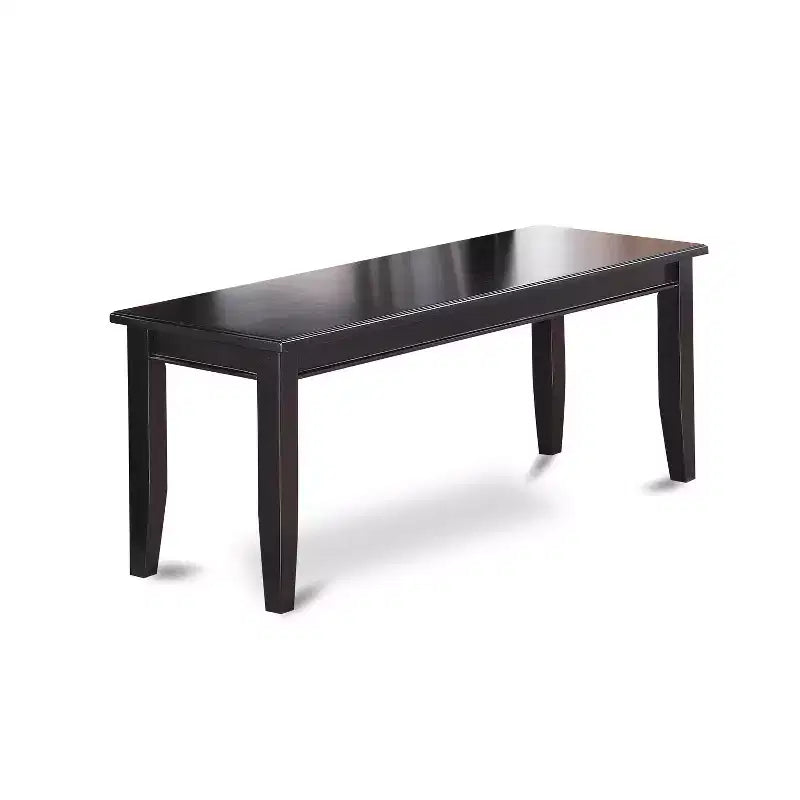 HomeStock Belmont Dinette Table Set - Kitchen Table And Dining Chairs, Black