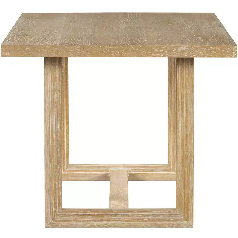 GDFStudio Monica 6 Piece Dining Set with 60 Wood Table and Upholstered Chairs&Bench