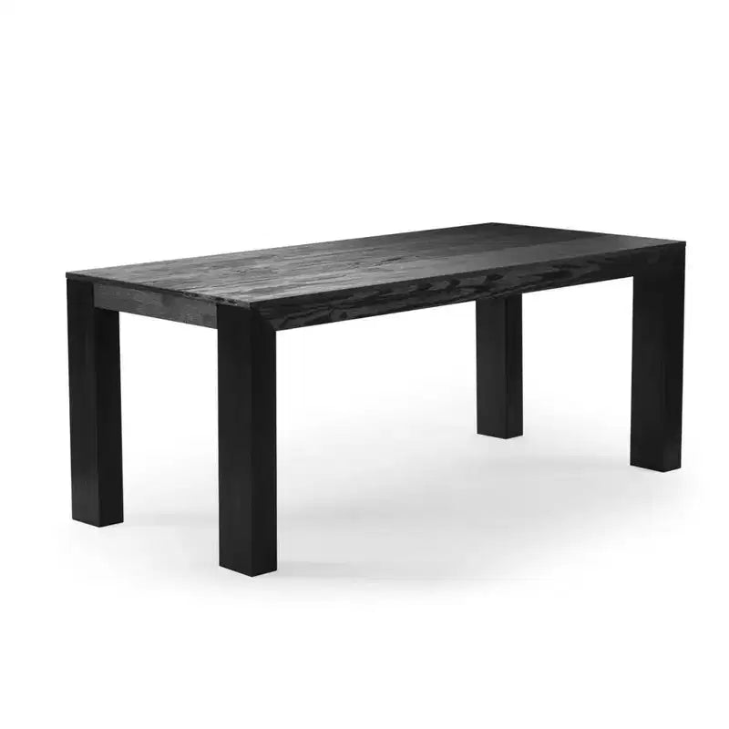 72 Modern Solid Wood Dining Table Set with Bench + 4 Chairs