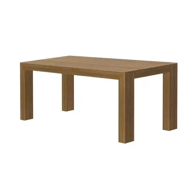 72 Modern Solid Wood Dining Table Set with Bench + 4 Chairs