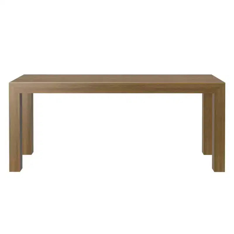 72 Modern Solid Wood Dining Table Set with Bench + 4 Chairs