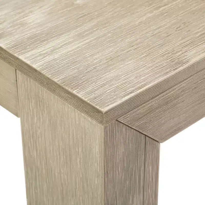 72 Modern Solid Wood Dining Table Set with Bench + 4 Chairs