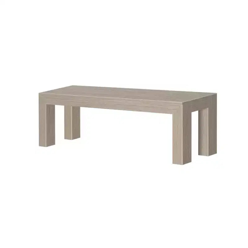 72 Modern Solid Wood Dining Table Set with Bench + 4 Chairs