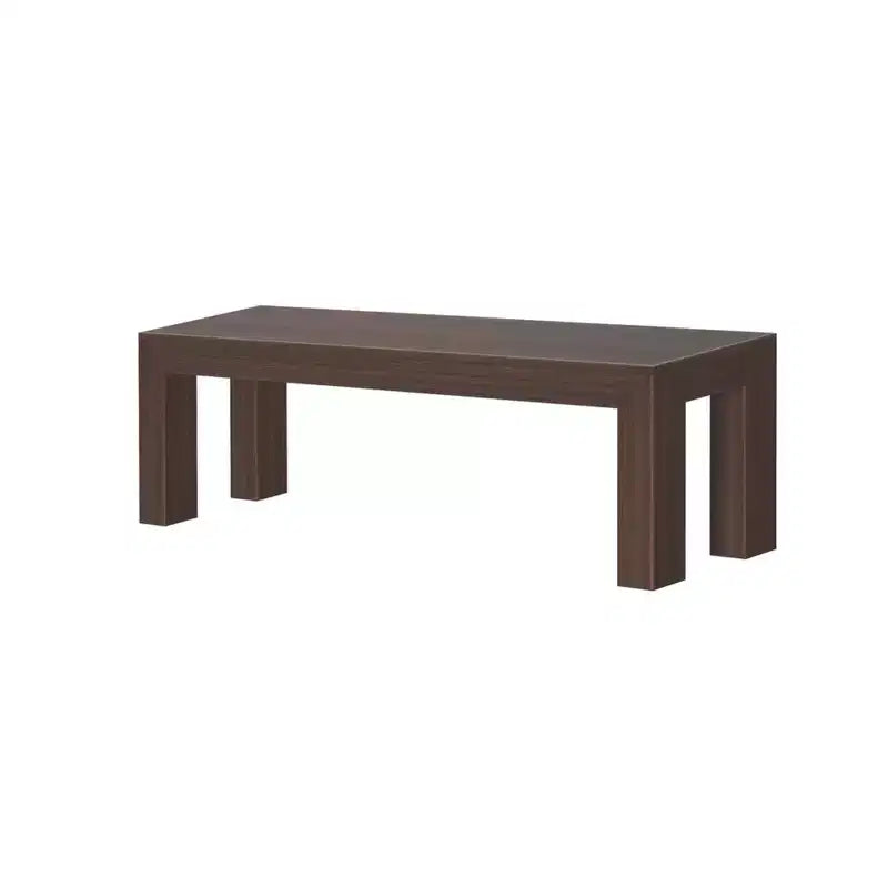 72 Modern Solid Wood Dining Table Set with Bench + 4 Chairs