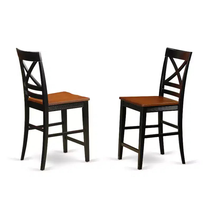 Counter Height Table Set - Kitchen Bar Pub Table & Stool Set - 5 Piece Modern Design