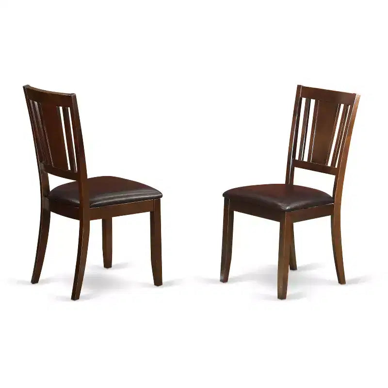 Small Dinette Set - Modern Kitchen Table with Chairs & Storage Leaf - Compact Dining Room Furniture