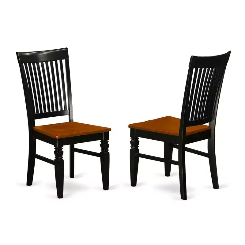 Tuscan Dining Set 5 Piece - Oval Table & 4 Chairs - Black Cherry Finish - Kitchen Table Set