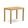 Counter Height Dining Table Set - 3 Piece Kitchen Table & Chairs - Modern Farmhouse Style