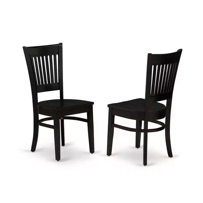 Modern 3-Piece Kitchen Table Set with 2 Chairs - Linen White Dinette Table & Chairs