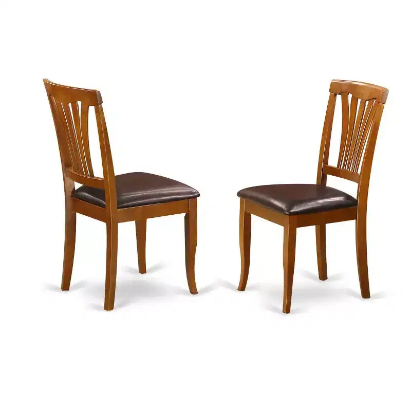 Rustic Kitchen Dining Set - 7 Piece Table & Chair Set - 40x78 Inch Rectangle Table