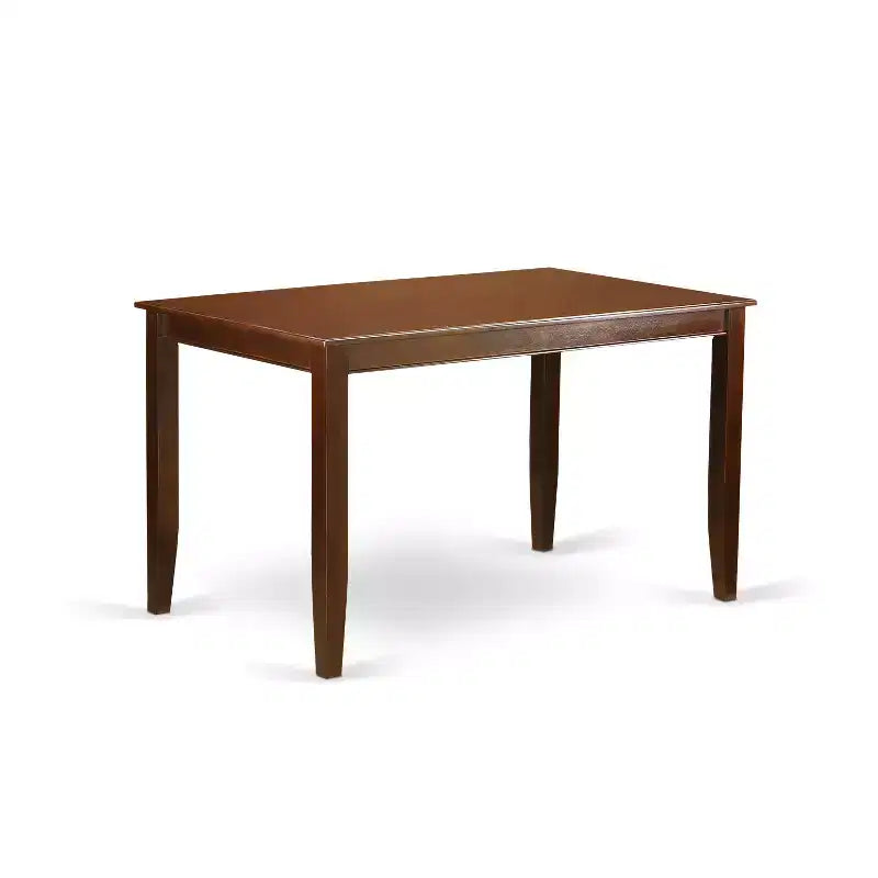 Counter Height Dining Set 7 Piece - Kitchen Table & 6 Chairs - Southwestern Style - 36x60 Inch