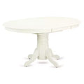 HomeStock 5-Piece Linen White Finish Solid Wood Top Dining table with 4 Chairs