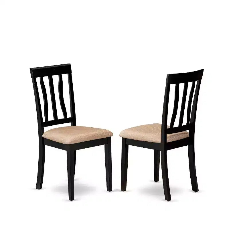 Dining Table Set 7 Piece - Elegant Table & Chairs for Kitchen, Dining Room, Home - Modern Design