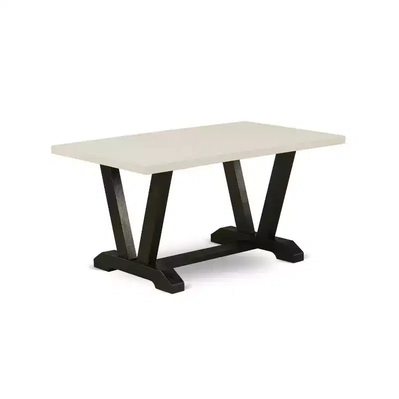6-Piece Natural Oak Finish Solid Wood Top dining Table with 1-Bench and 4-Chairs with