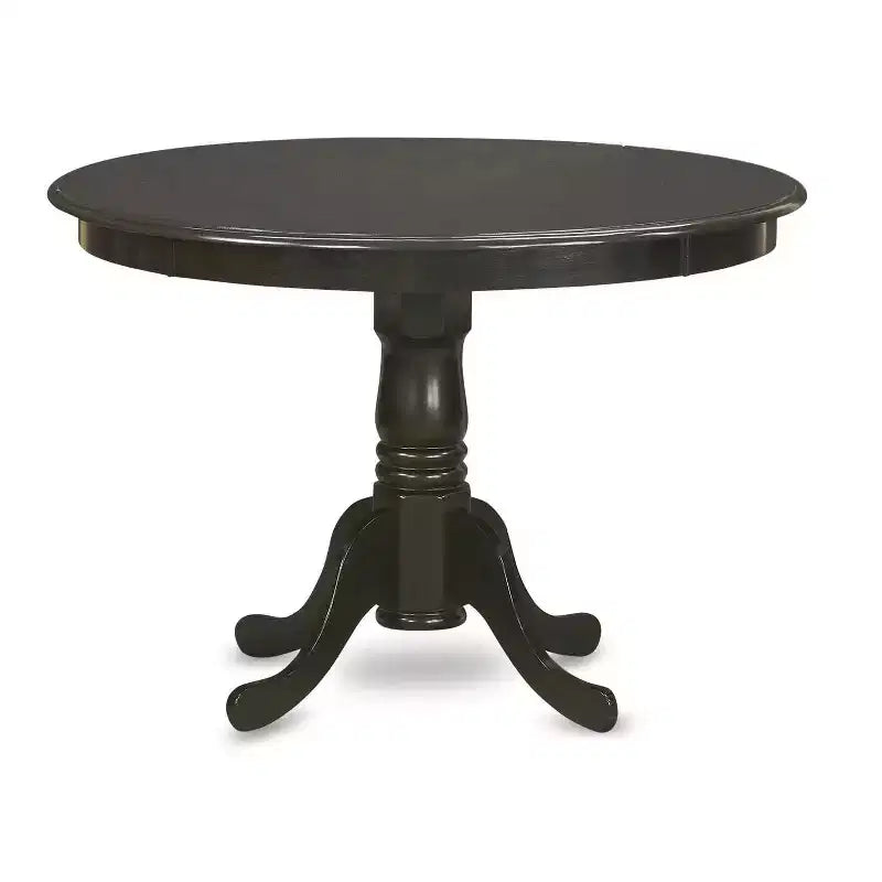 Kitchen Table Set for 4 - 42 Inch Round Dining Table with 4 Chairs - Classic Charm Dinette Set