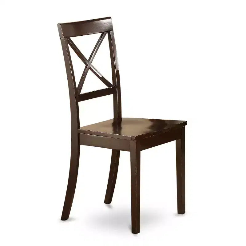 Kitchen Table Set for 4 - 42 Inch Round Dining Table with 4 Chairs - Classic Charm Dinette Set