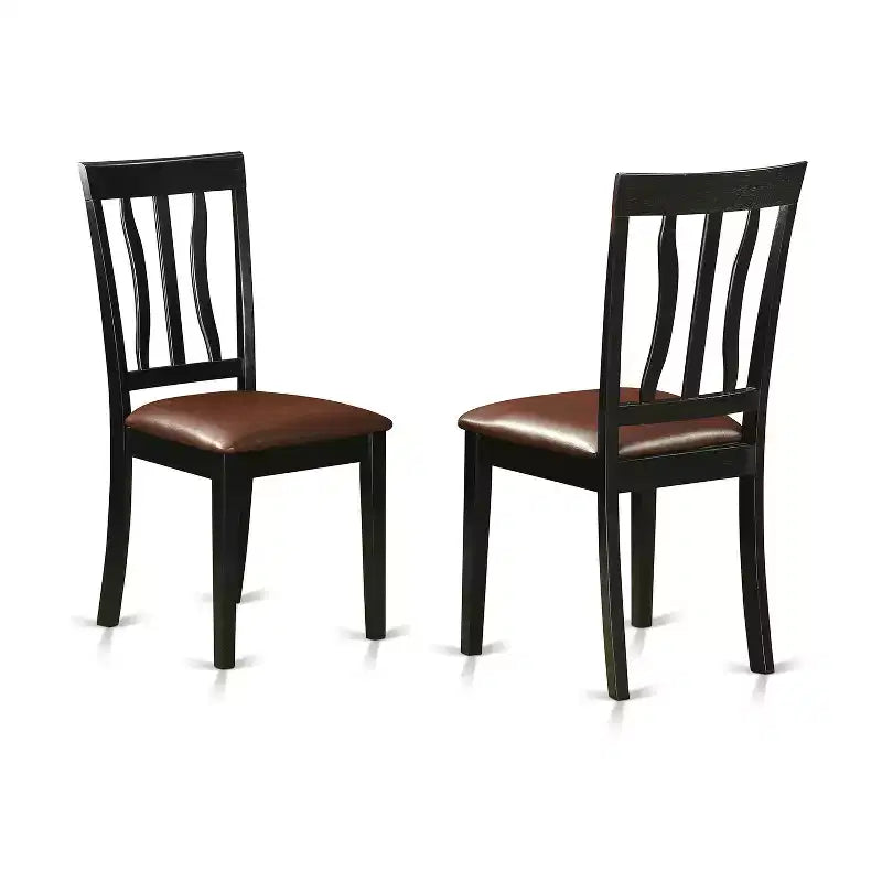 Dining Room Set 5 Piece - Kitchen Table with Chairs & Bench - Renaissance Revival Style