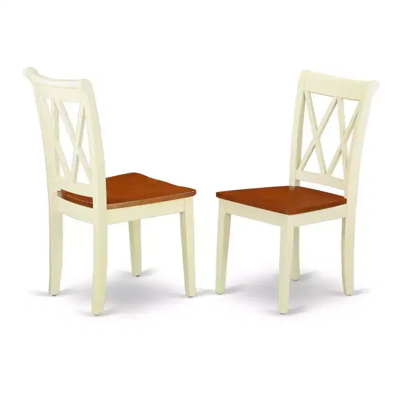 Renaissance Dining Set 7Pc Rectangular Table & 6 Chairs - 60x78 Inch Table with Leaf