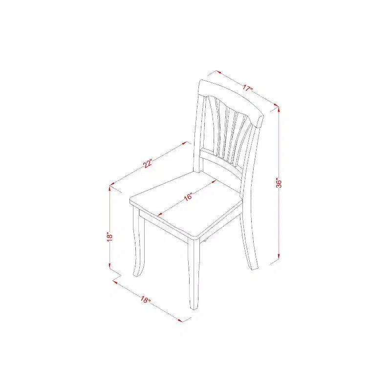 Gothic Dining Room Set - 7 Piece Oval Table & 6 Chairs - Buttermilk Cherry Finish