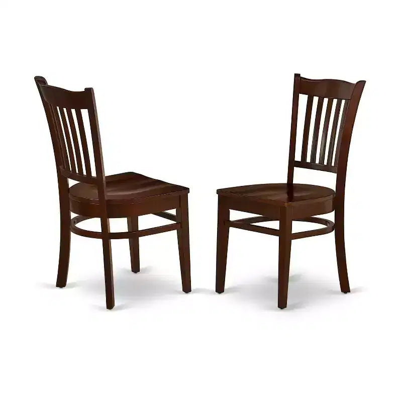 Rectangle Dining Table Set 5pc Wood Kitchen Table & Chairs - Modern Dinette Set