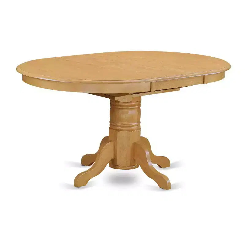 Oval Dining Table Set 5pc 42-60 Table w/ Butterfly Leaf & 4 Parsons Chairs - Autumn Green
