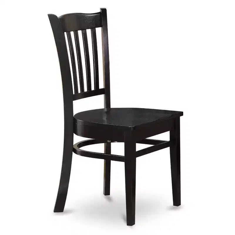 Round Dinette Set - 4 Chairs - Kitchen Dining Table Set - Rubber Wood - Modern Design