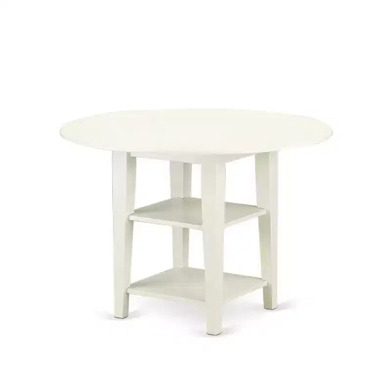 Southwestern Round Dining Set 3Pc Table w/ 2 Chairs - 20/42 Inch Extendable Table