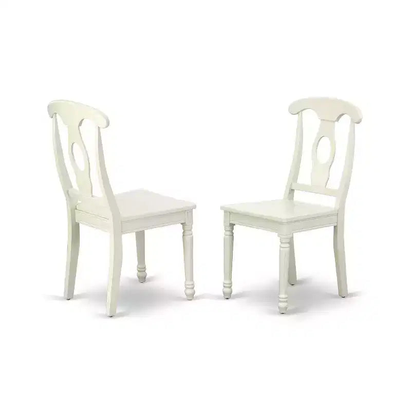 Southwestern Round Dining Set 3Pc Table w/ 2 Chairs - 20/42 Inch Extendable Table
