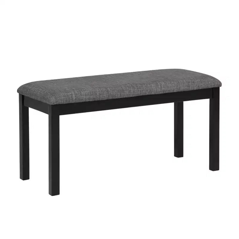 sumyeg 6 Piece Dining Table Set with Rectangular Table, Chairs and Bench for Dining Room