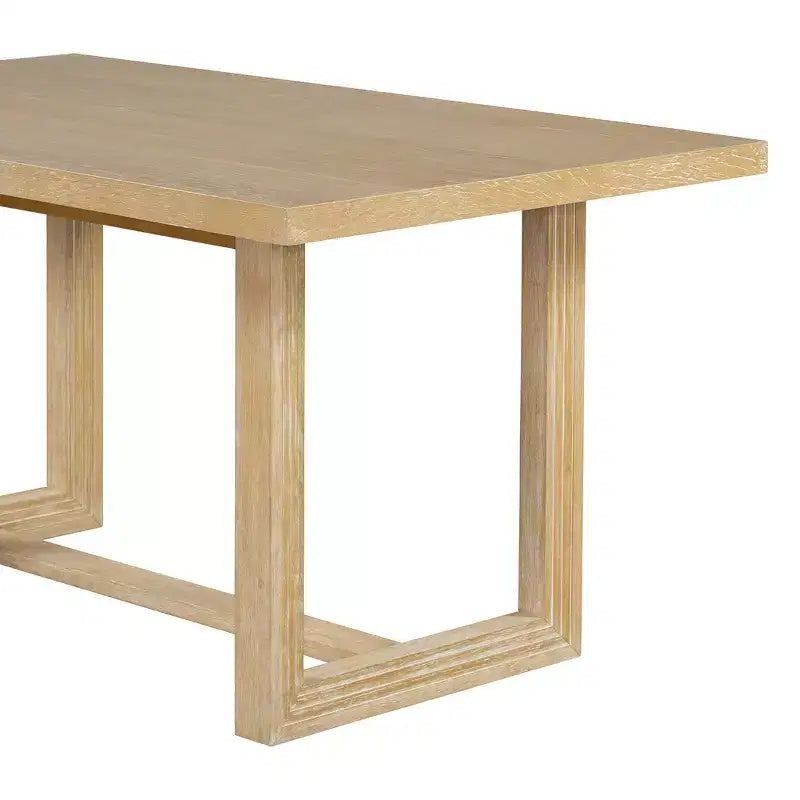 6 Pieces Farmhouse Dining Set for 5, Rectangular Table Set with Trapezoidal Table Base and 4 Upholstered Chairs and Bench for Dining Room