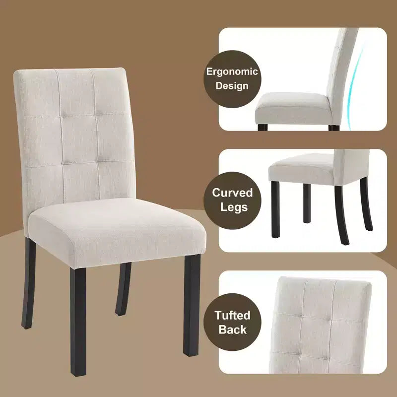 GDFStudio Griffin 6 Piece Modern Dining Table Set with 63 Faux Marble Table & 4 Chairs & 1 Bench