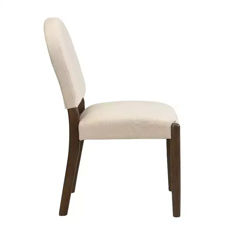 Christopher Knight Home Sarita Modern 5 Piece Dining Table Set with Rubberwood Upholstered Chairs