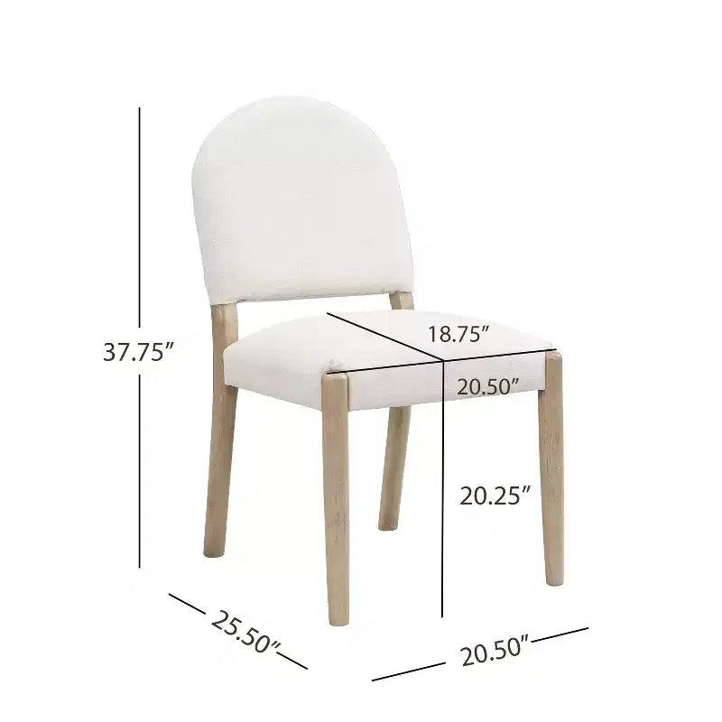 Christopher Knight Home Sarita Modern 5 Piece Dining Table Set with Rubberwood Upholstered Chairs