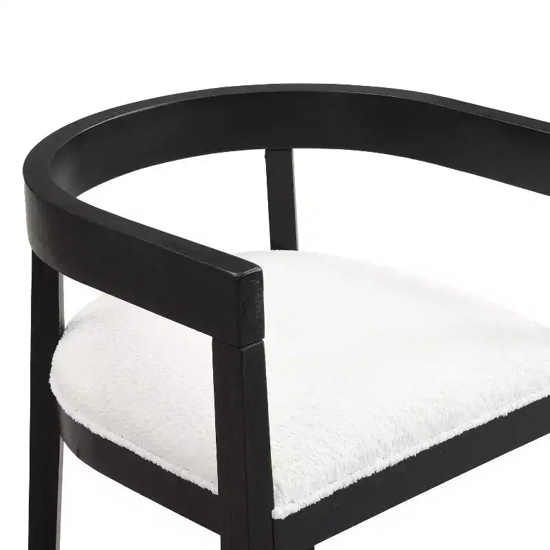 Christopher Knight Home Sonal Modern 5 Piece Round Dining Table Set with 4 Rubberwood Upholstered Chairs