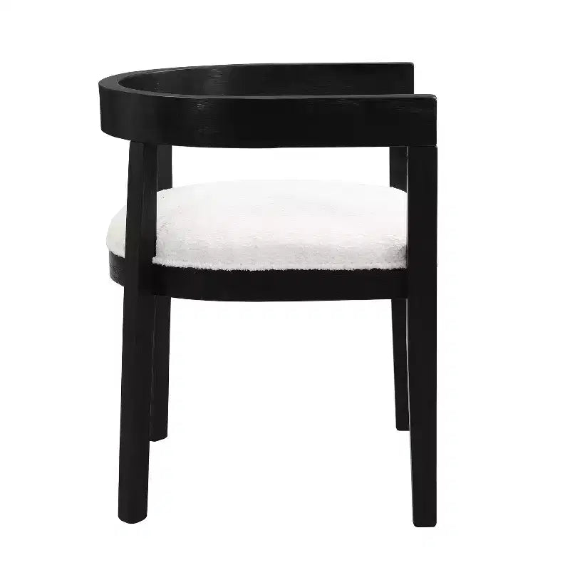 Christopher Knight Home Sonal Modern 5 Piece Round Dining Table Set with 4 Rubberwood Upholstered Chairs