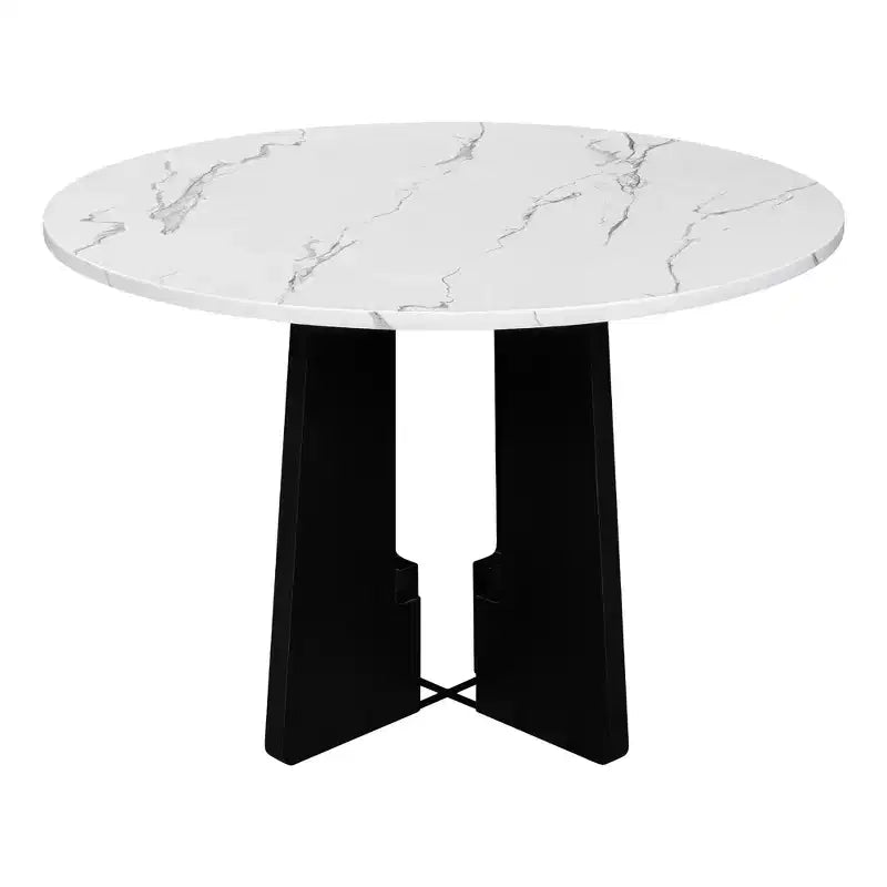 5-Piece Dining Table and Chairs Set with 43-Inch Table, for Dining Room, Kitchen, and Living Room