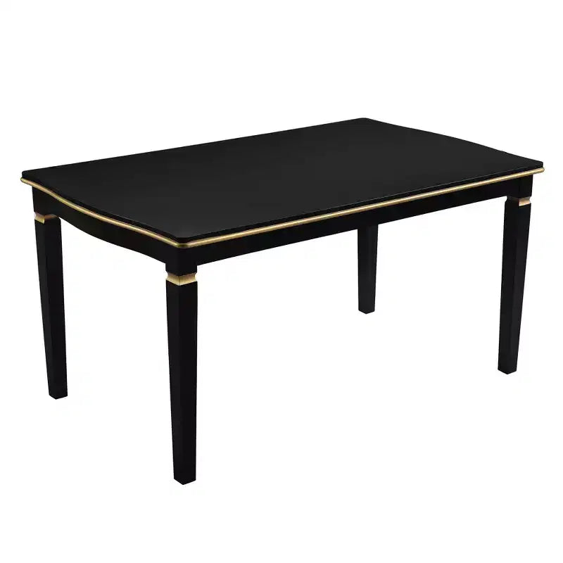 6-Piece Dining Table Set with 4 Chairs and Bench, 60-Inch Table, for Home Dining Room