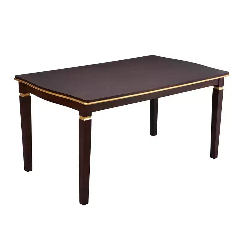 6-Piece Dining Table Set with 4 Chairs and Bench, 60-Inch Table, for Home Dining Room