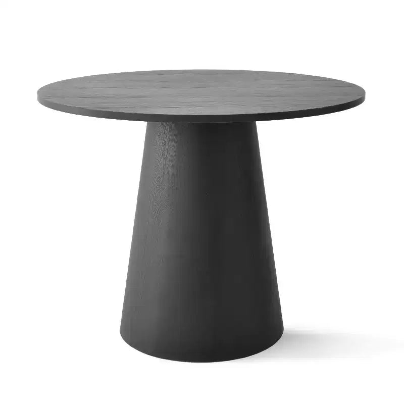 5-Piece Round Dining Table Set, 35 Pedestal Table and Upholstered Accent Chairs for Kitchen or Small Dining Room-Panipeachy
