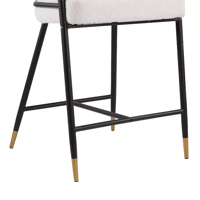 Christopher Knight Home Kun 3 Piece Contemporary Boucle Upholstered Counter Stools with Fluted Long Table