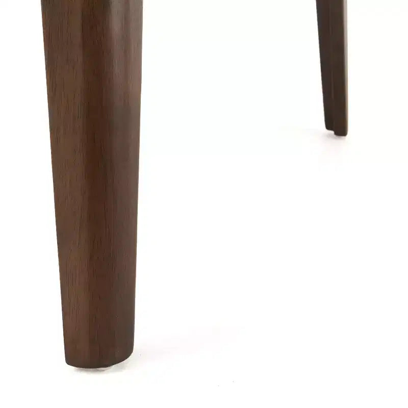 Minimalist Wood Dining Set for 4, 5 Pieces Rectangular Small Space Table Set with 4 Upholstered Chairs for Kitchen