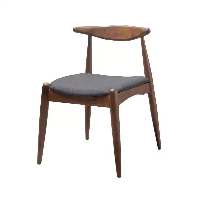 Minimalist Wood Dining Set for 4, 5 Pieces Rectangular Small Space Table Set with 4 Upholstered Chairs for Kitchen